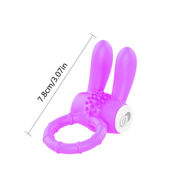 Penix Tavşan Kulaklı Titreşimli Penis Halkası - Görsel 2