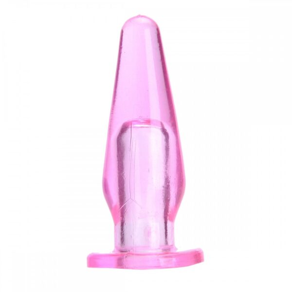 Backpart Yumuşak Silikon 6cm Anal Tıkaç - Pembe