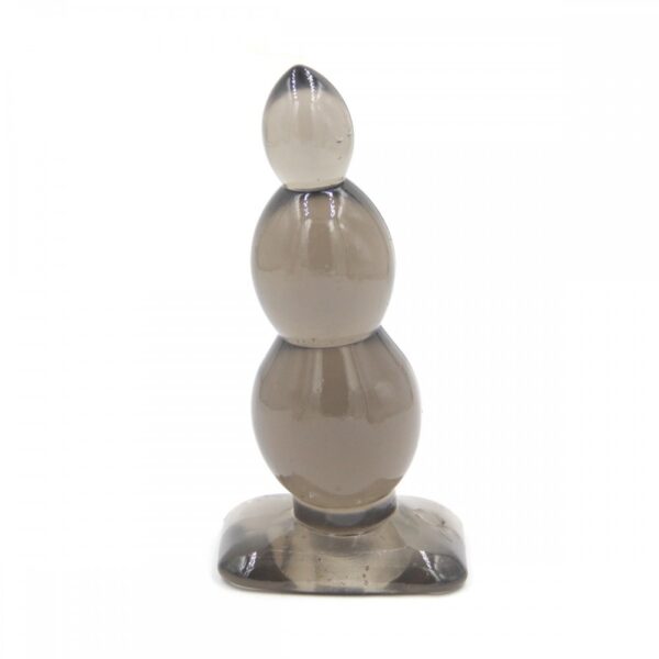 Backpart Yumuşak Silikon Anal Tıkaç 12cm Siyah