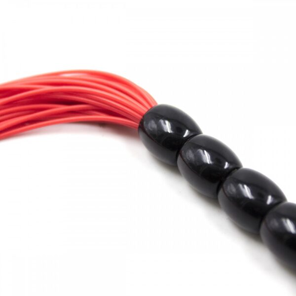 Fetilux Tüylü Silikon 23cm Mini Kırbaç - Kırmızı - Görsel 2
