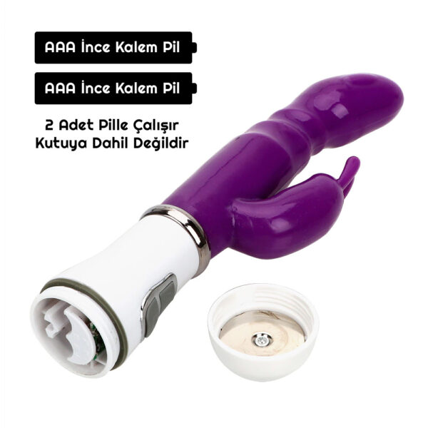 Vibex 12 Hızlı Klitoris Uyarıcılı Tavşan Vibratör - Görsel 3