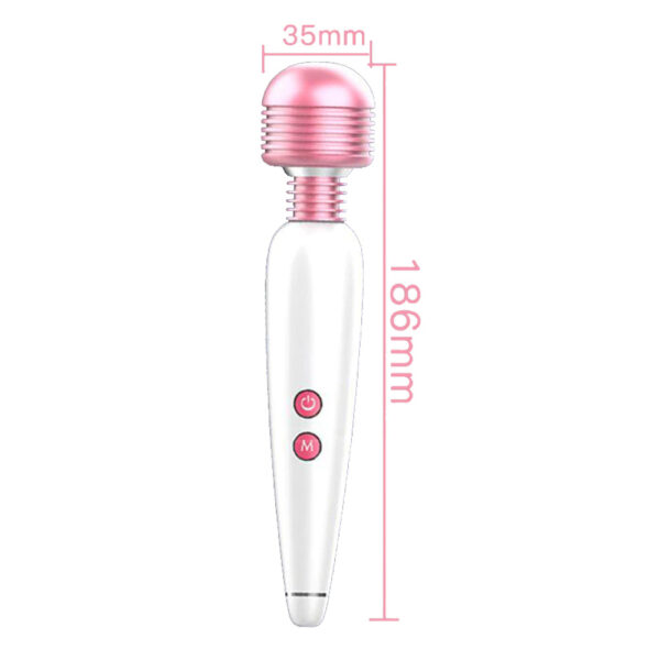 Vibex USB Şarjlı 12 Hızlı Wand Vibratör - Görsel 5